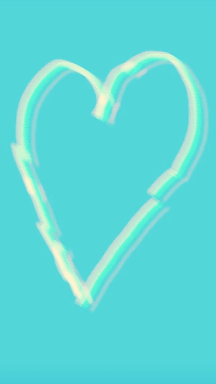 HEART SHAPE OVER BLUE BACKGROUND