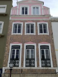 Low angle view of residential building