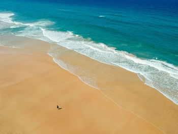 Aerial view of beach