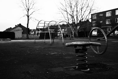 View of playground against sky