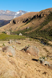 Scenic view of landscape against sky