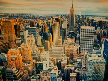 Aerial view of cityscape