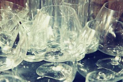 Close-up of wine glass