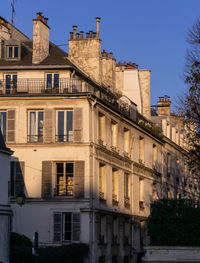 Low angle view of old building