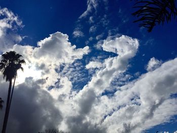 Low angle view of clouds in sky