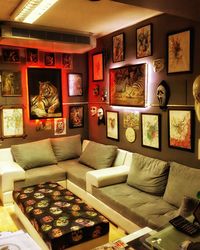 Close up of colored pencils