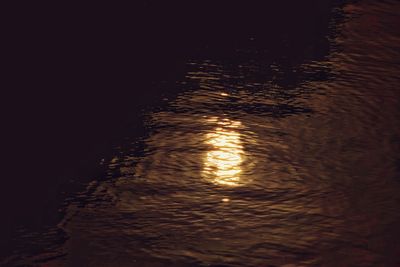 Reflection of sea in sunlight