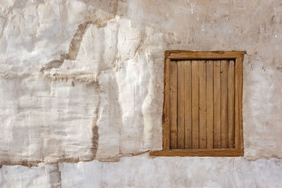 Close-up of wooden wall