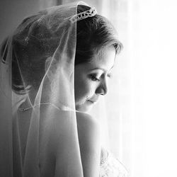 Close-up portrait of young woman