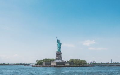 Statue of liberty against sky