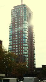 Low angle view of modern building