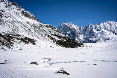 Cross-country skiing trail in tirol