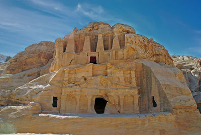 Obelisk tomb and bab al-siq triclinium at the lost city of petra