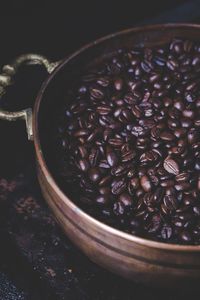 Close-up of coffee beans