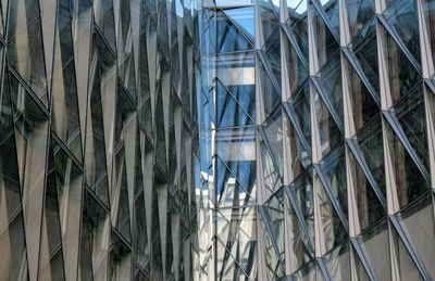 Full frame shot of glass building