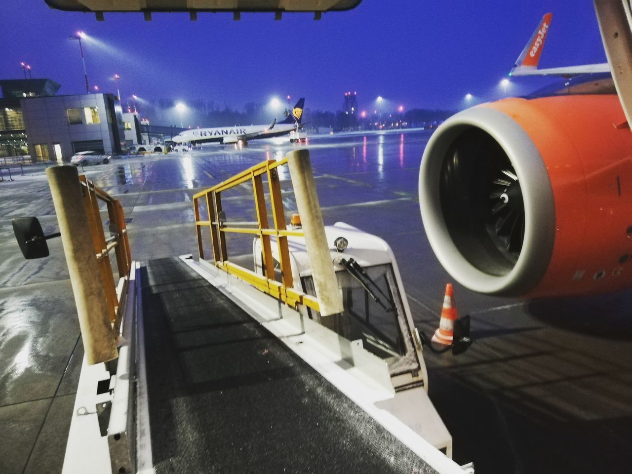 VIEW OF AIRPLANE AT AIRPORT