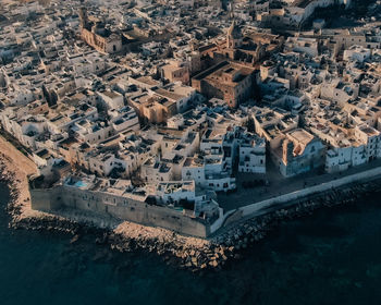 High angle view of cityscape