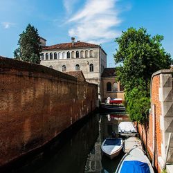 Buildings along canal