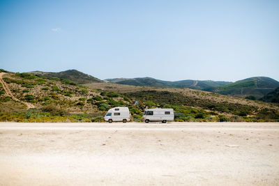 Two camper vans in portugal 