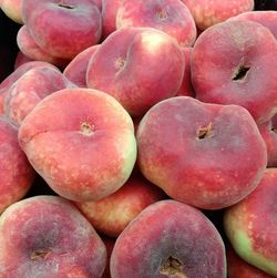 Full frame shot of apples at market stall