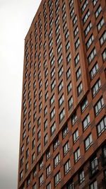 Low angle view of building against clear sky