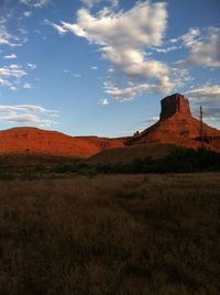 Scenic view of landscape against sky