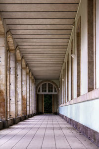 Corridor of building