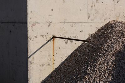 Close-up of concrete wall