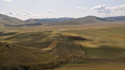 Scenic view of landscape against sky