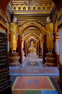 View of ornate corridor