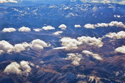 Aerial rocky mountain landscapes  colorado and utah during winter rockies and wasatch front, usa.