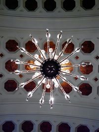 Low angle view of ceiling