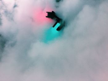 Low angle view of cloudy sky