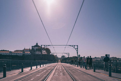 View of city against clear sky