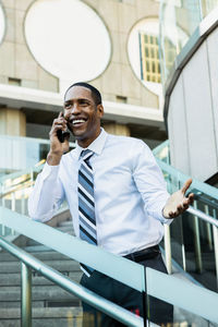 Young man using mobile phone