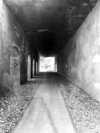 Interior of old tunnel