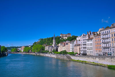 Buildings at waterfront