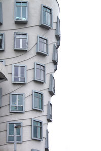 Low angle view of building against clear sky