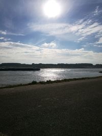 Scenic view of seascape against sky