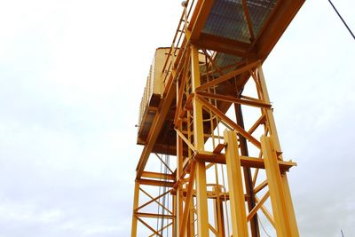 Low angle view of built structure against sky