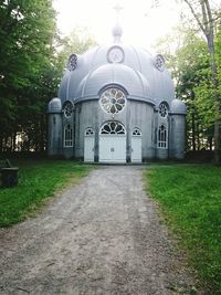 View of church