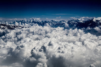 Low angle view of clouds in sky