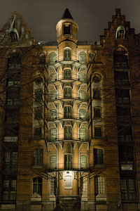 Low angle view of building against sky