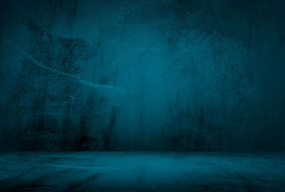 Abstract image of empty blue wall