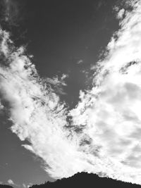 Low angle view of sky