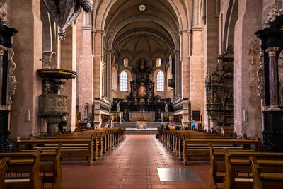 Interior of historic building