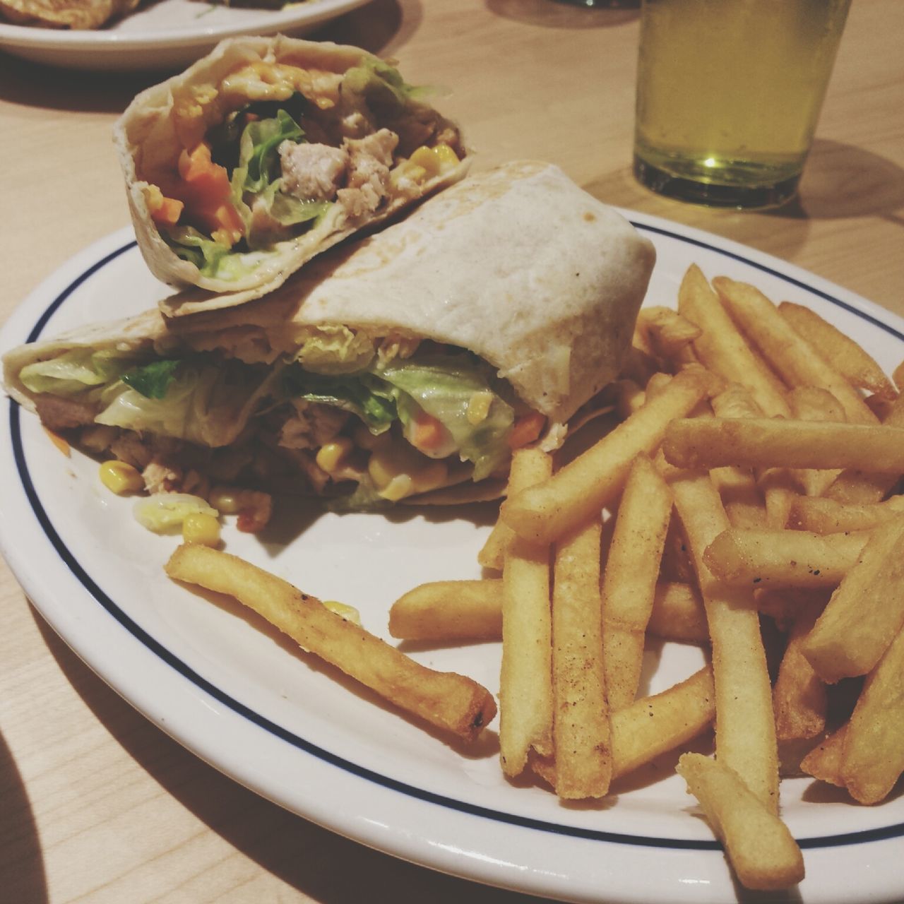 food and drink, food, ready-to-eat, freshness, indoors, plate, table, still life, serving size, close-up, meal, indulgence, healthy eating, meat, french fries, bread, high angle view, served, fried