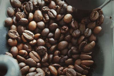 Close-up of coffee beans