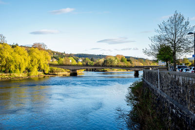 Scenic view of river against sky