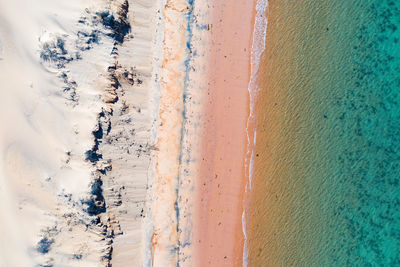 Aerial view of beach